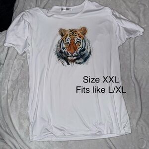 White Tiger Graphic T-Shirt